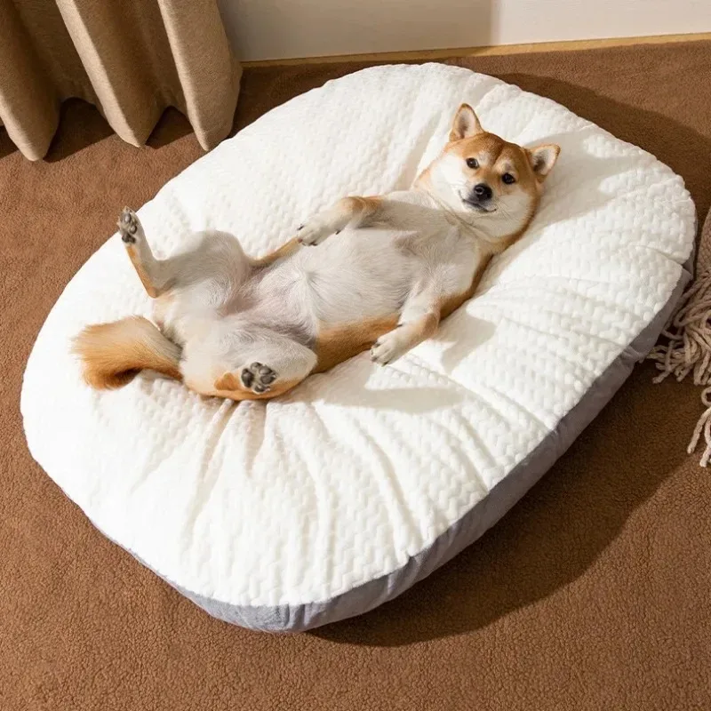 Pet Dog Bed Soft Warm Pet Product Animals Accessories Dogs Basket Supplies for Large Medium Small Mat Removable Washable Dog Bed