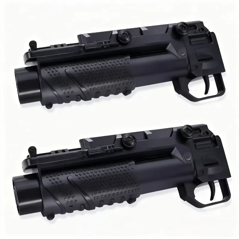 Bottom Mounted Howitzer Eating Chicken M203 Toy Gun, Children Can Fire Parent-child Interactive Shooting Sponge Soft Bullet, Men