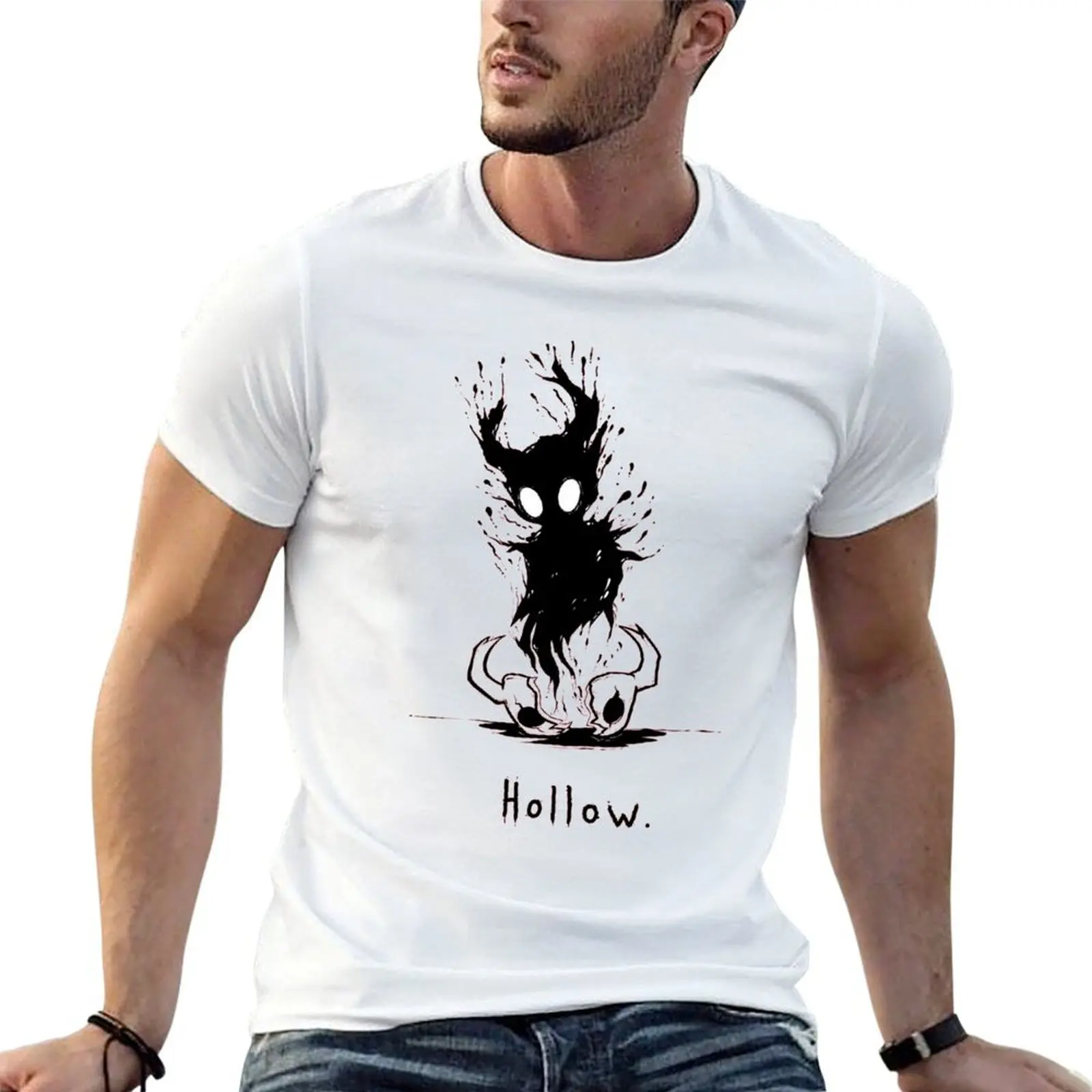 Hollow Void [Hollow Knight] T-Shirt cute tops blanks mens tall t shirts