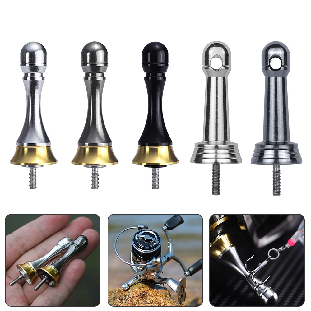 57/55mm AL Alloy Fishing Spinning Reel Stand Lightweight Reels Balancer Handle Stabilizer Bar Reel Parts Repair Accessories