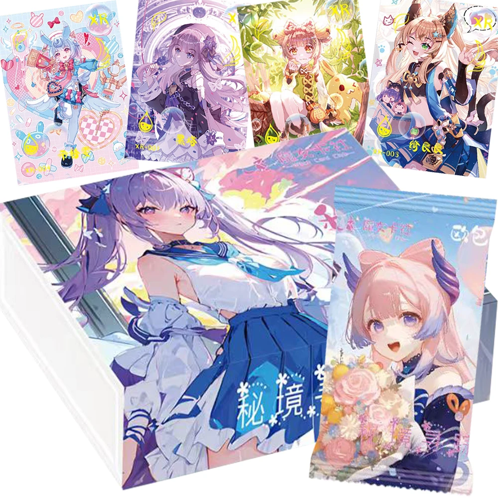 Secret Realm Pursuit Goddess Story Card for Kid Anime Girl Cute Gorgeous Fragrance Card Collection Doujin Toys and Hobbies Gifts