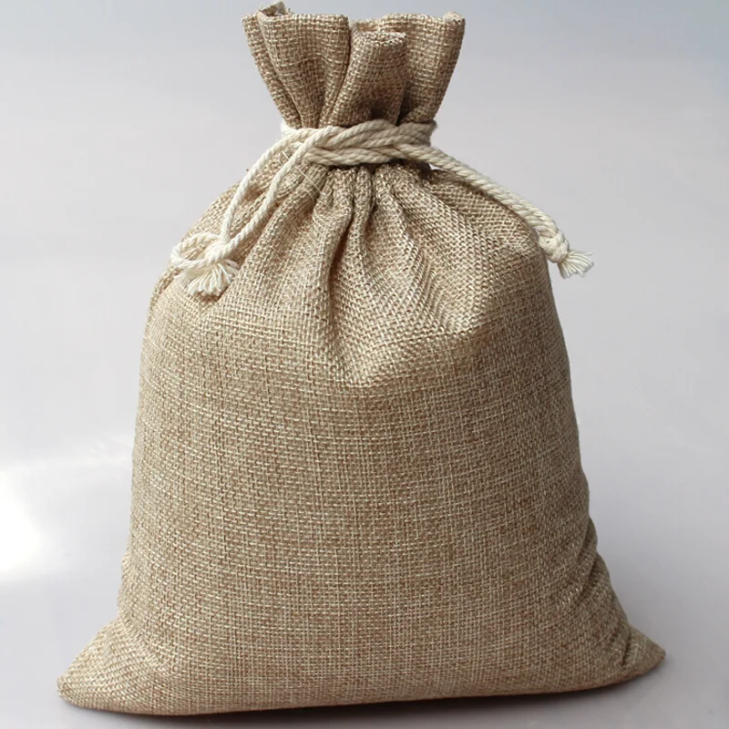 50pcs Burlap Bag Gift Pouches Multi-Pack for Party Favor Storage Needs Women’s Jewelry Sachet Small Christmas Packaging Solution