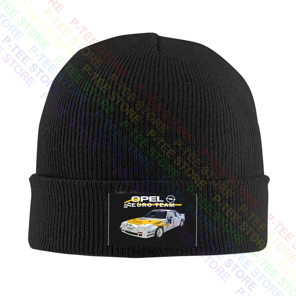 Opel Manta 400 Euro Rally Team Gr.B Wrc Soft Vauxhall Cavalier Racing Knitted Beanie Hat Beanies Cap Gift High Quality