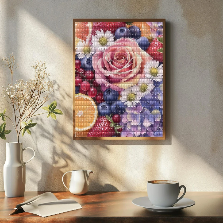 CHENISTORY Diamond Painting Classic Diamond Mosaic Paintings Painting With New Diamonds flowers Home Decor Picture Diamond Kits 3