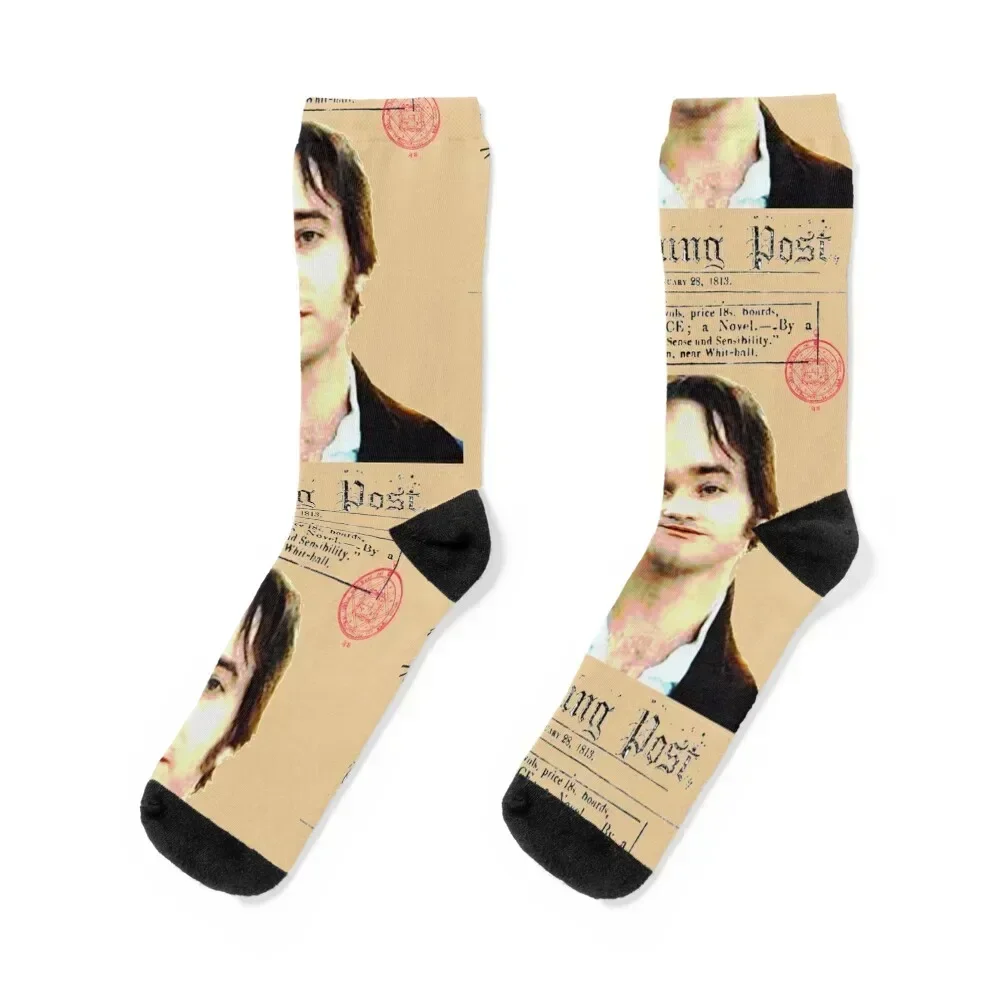 

Mr. Darcy Pride & Prejudice Socks valentine gift ideas snow Rugby soccer anti-slip Socks Man Women's