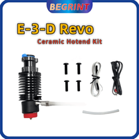 For E3D Revo Hotend Kit V6 Radiator Brass Nozzle Ceramic Heating Core 104Nt Thermistor for E3D Revo 3D Printer Parts