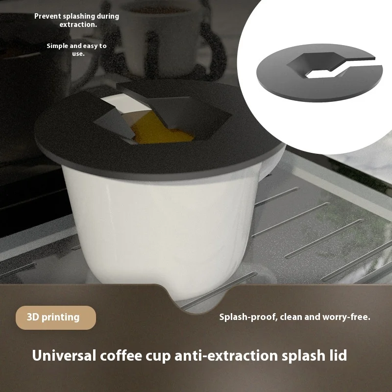 ماكينة صنع القهوة بالكبسولات بطباعة ثلاثية الأبعاد ماكينة القهوة الإيطالية ماكينة القهوة الأمريكية غطاء مقاوم للرذاذ #2