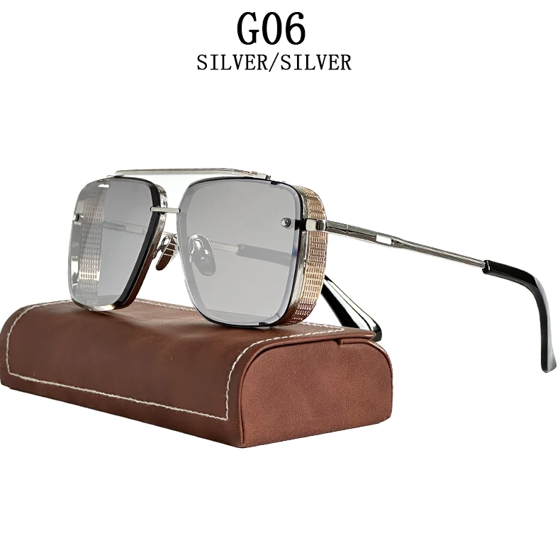 2023 Steampunk Sonnenbrille Für Männer Vintage Punk Sonnenbrille Frauen Trendy Platz Mode Gläser Luxe Gafas De Sol Hombre Zonnebril – Detail 13