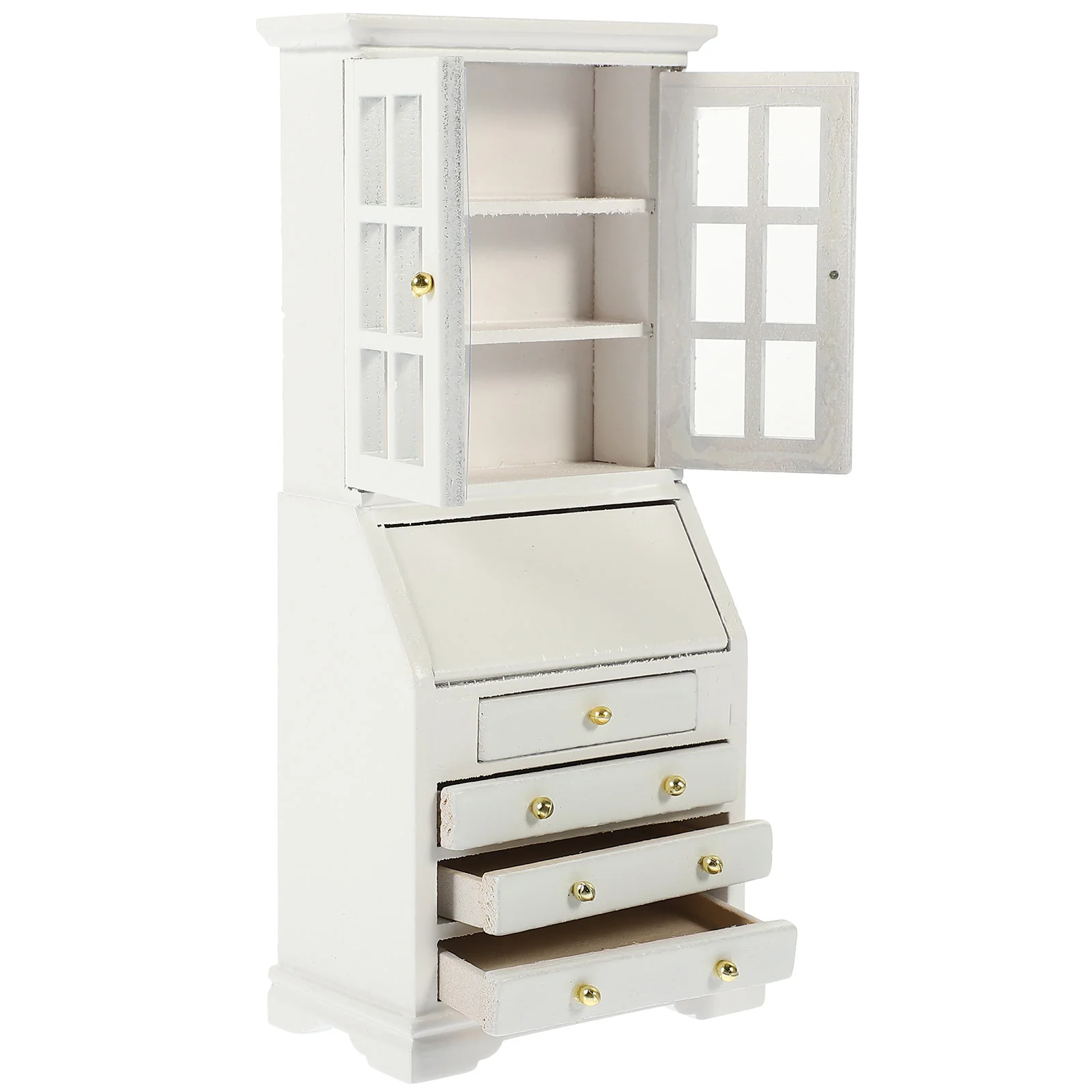 Storage Box Dolls House Furniture Wood Miniature and Accessories