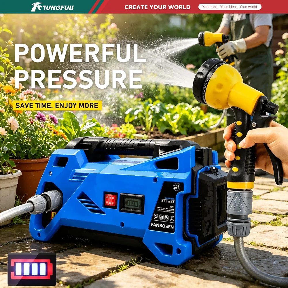 15M Cordless Electric Water Pump Rechargeable Garden Watering Machine Portable Power Tool Fit For Makita Lithium Battery