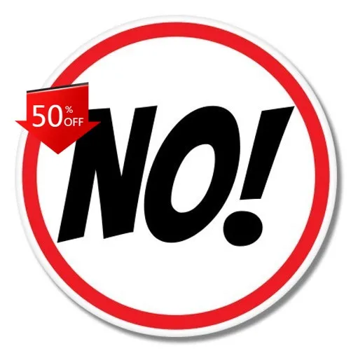 

No! Phone Funny Boat Motor Home Car Window Gift Retro Trendy Aesthetic