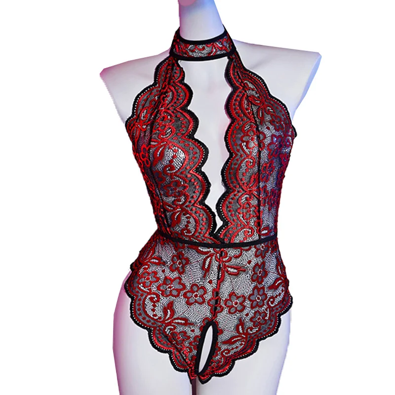 Body de Talla Grande Popular para Mujer, Lencería Sexy con Abertura en la Entrepierna y Espalda Descubierta, Tallas 1XL-4XL, Disfraz Erótico