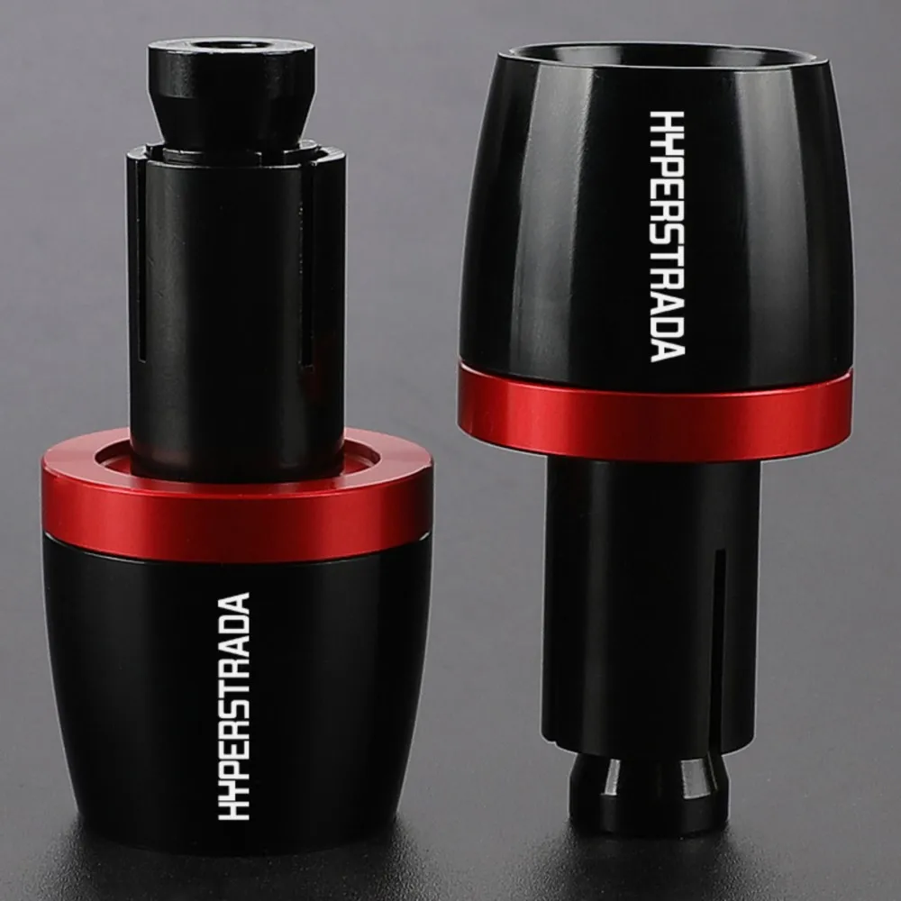 

For DUCATI HYPERSTRADA 2013 2014 2015 Motorcycle FIT CNC Handlebar Grips Ends Handle Bar Cap End Anti Vibration Plug Accessories
