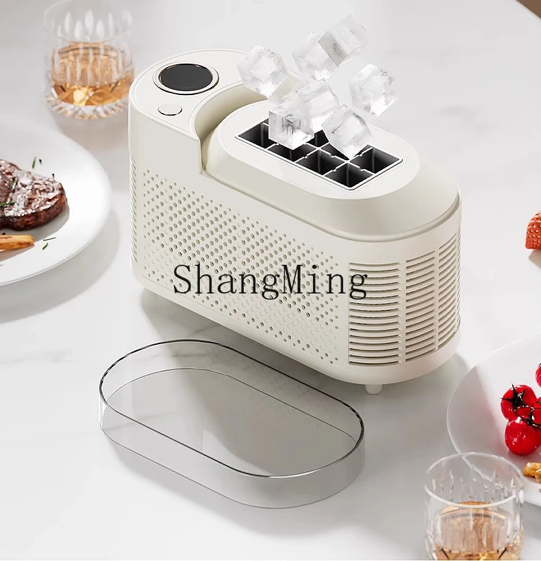 ZYY مركبة تجارية مكتب قالب الثلج صانع مكعبات الثلج الصلبة المنزلية الصغيرة