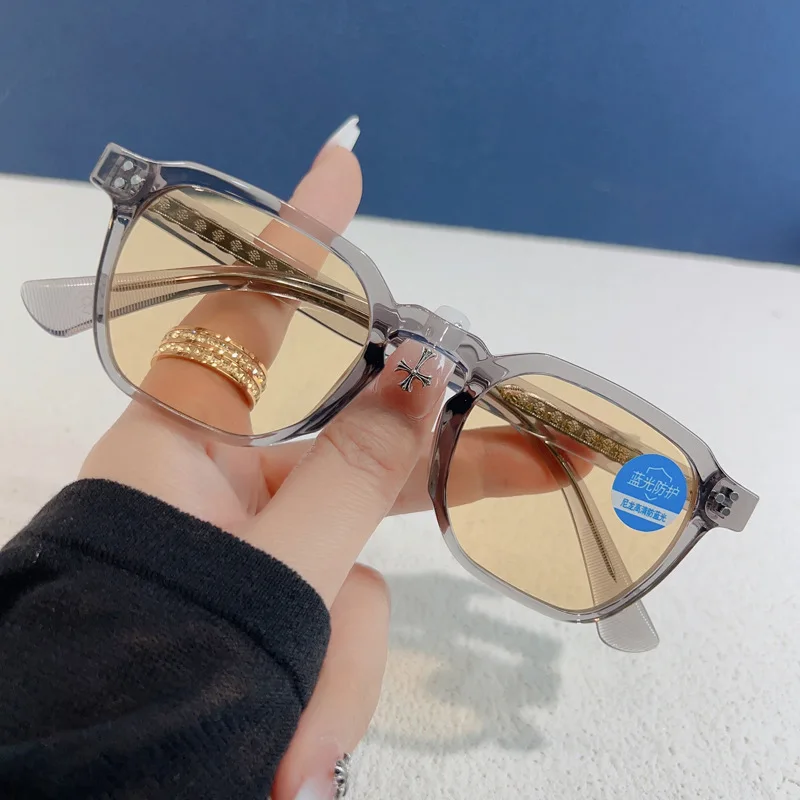 

​​2025 Blue Light Blocking Glasses, Nylon Lens Acetate Frame Slimming Anti-Glare for Women & Men, Lightweight TR90 Chic​​