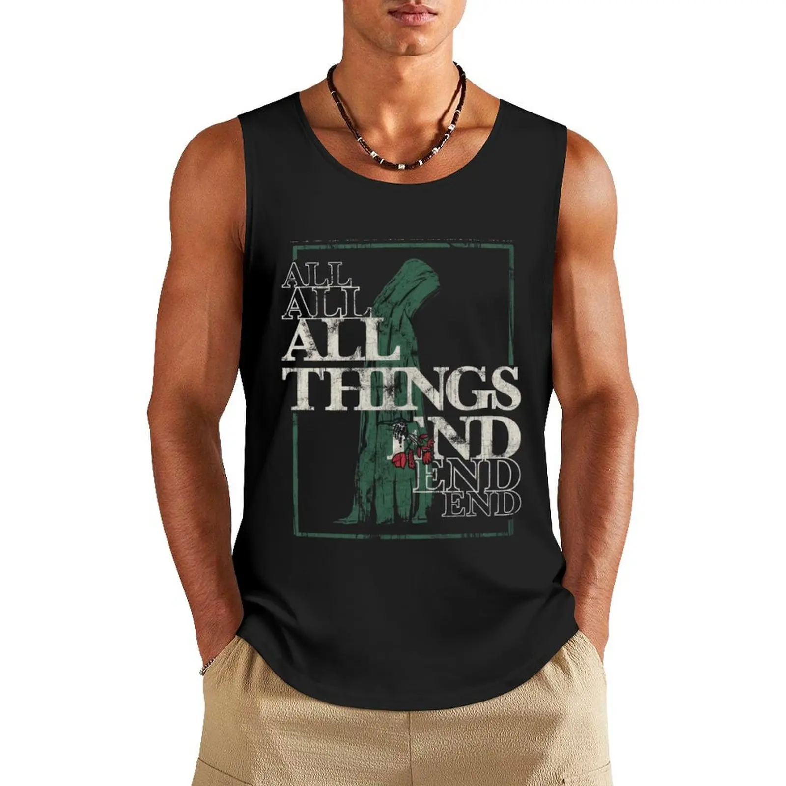 

Hozier All Thing End Vintage Tank Top T-shirt men sports vest sleeveless gym shirt man fitness Men's cotton t-shirt