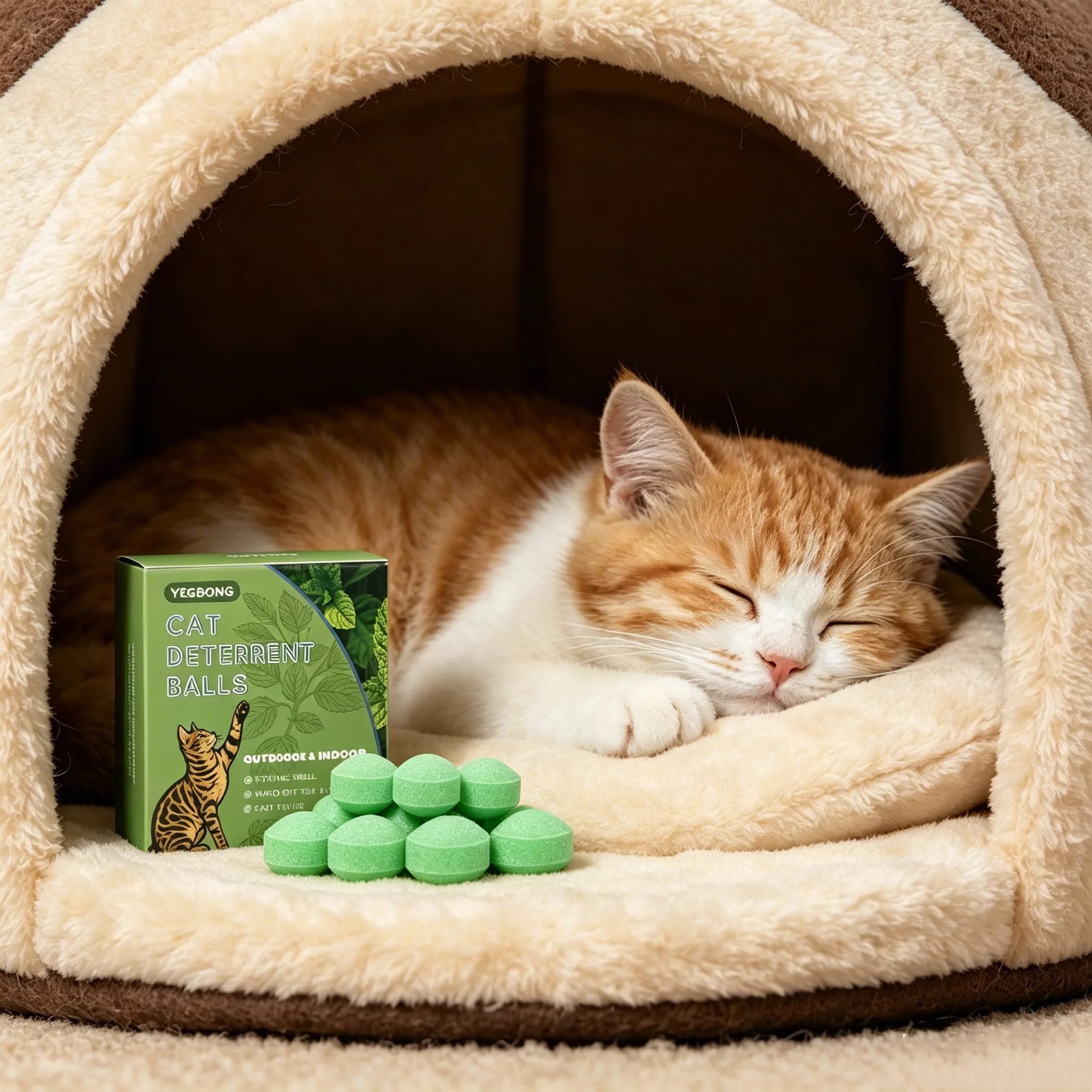 Boules répulsives pour chats Yegbong, intérieur/extérieur, correction du comportement, anti-morsures, réduction des griffures, entraînement des animaux de compagnie