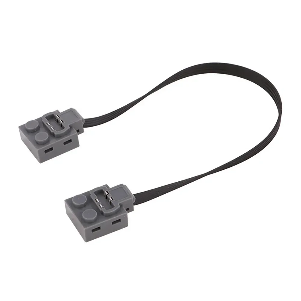 5PCS Power Function Extension Cable for MOC Servo Motor IR Remote Control Receiver Battery Box Creator Compatible with legoeds