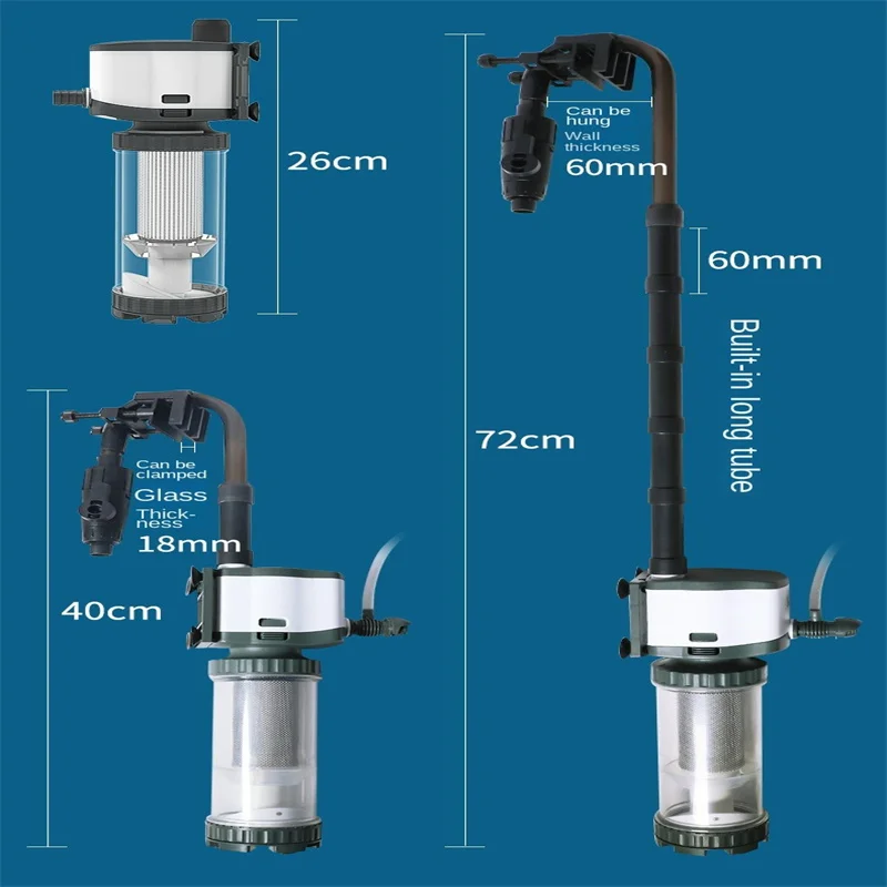 Imagem -04 - Aquário Circulação Bomba Purificador de Água Filtro do Tanque de Peixes Trobador de Água Separando Coletor de Cocô 220240v em 1