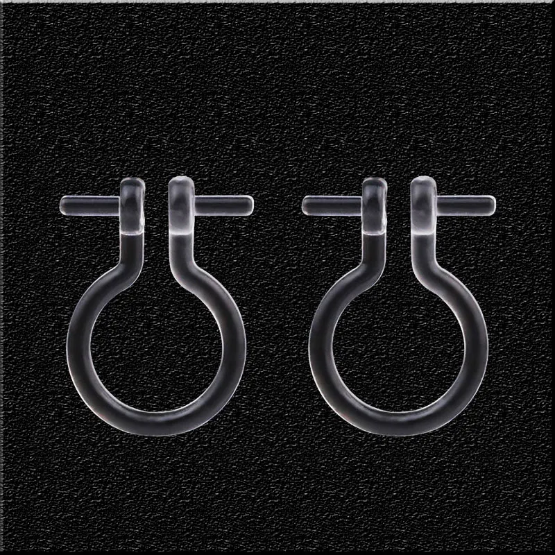 

20PCS Half-drilled pearl DIY ear clip converters for people without pierced ears. Handmade earring accessories