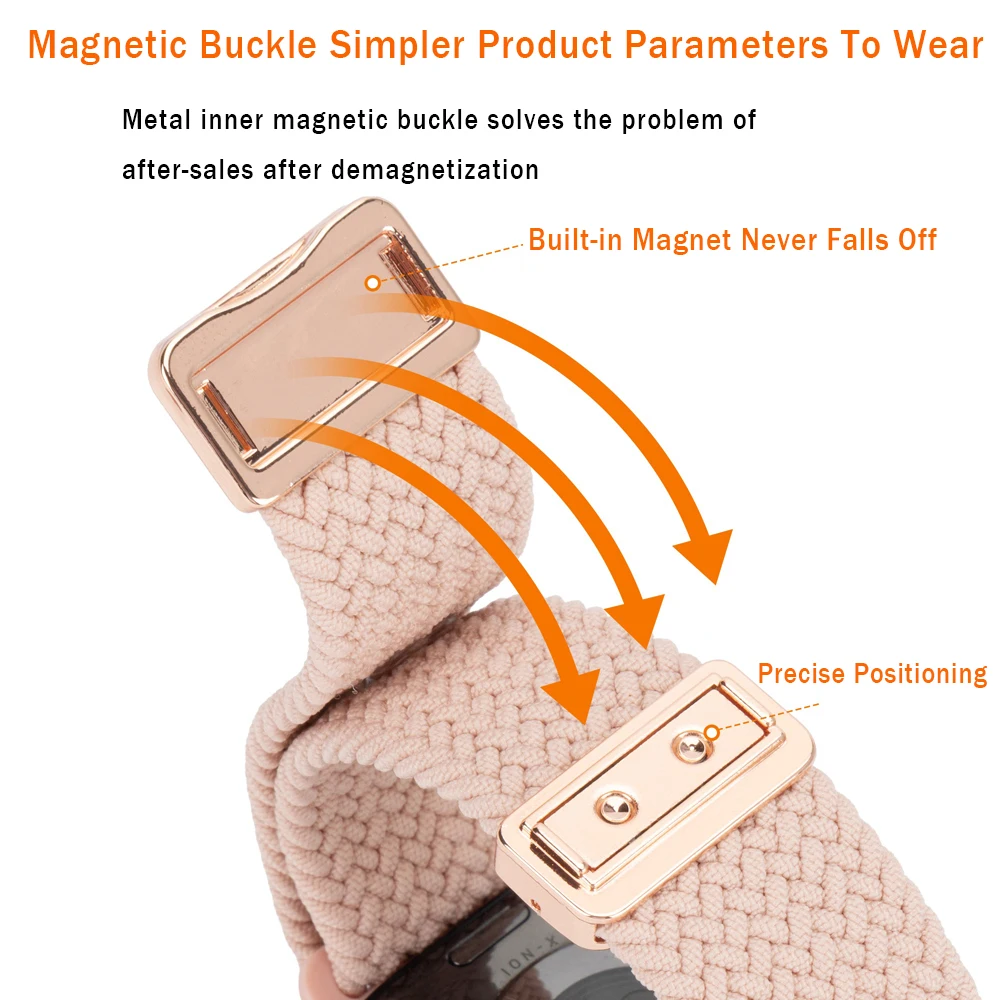 Correa de nailon para HUAWEI WATCH 5 4 GT 5 Pro GT 3/4/5 pulsera de corredor Honor MagicWatch 2 46mm GS 3 20mm 22mm banda con hebilla magnética