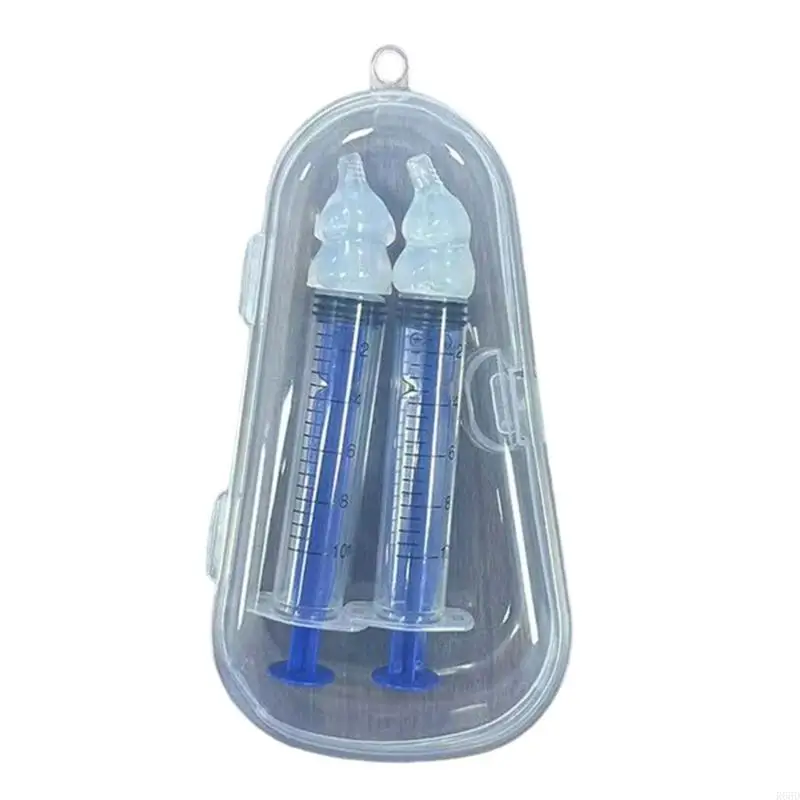 R66D Baby Nasal Syringes Cleaner Infant Nose Cleaner Silicone Baby Nasal Aspirator Simple to Use for Gentle & Safe Cleaning