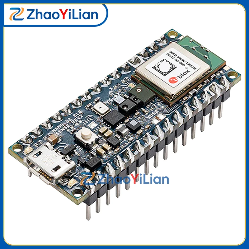 For ABX00070 ABX00083 ABX00092 Arduino Nano 33 BLE Sense Rev2 With Headers nRF52840 BLE5 TinyML Multi Sensor Board