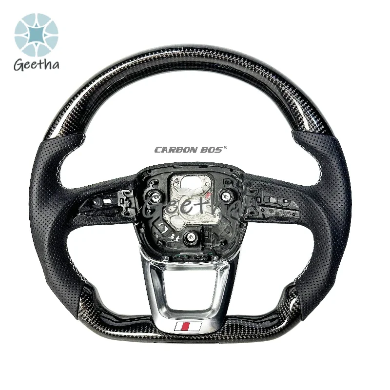 Customizable high-quality carbon fiber steering wheel suitable for Audi A3 A4 A5 Q5 Q7 S all series