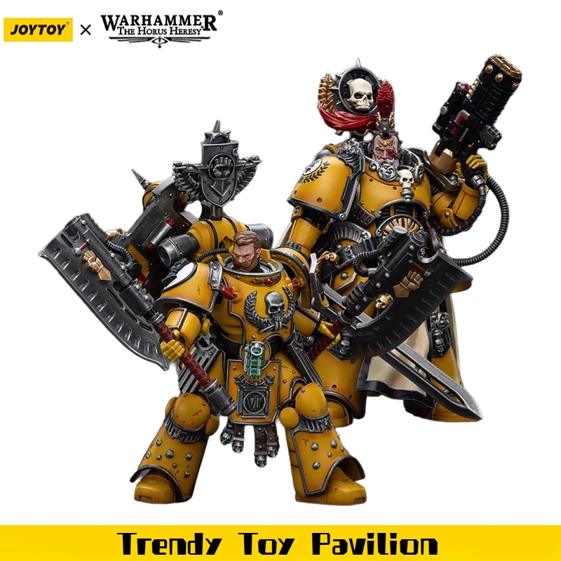 【JOYTOY】Warhammer 40K Lmperial Fists Fafnir Annann Legioen Praetor met Power Sword 1/18 Action Figure Model