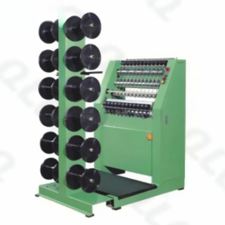 Zipper Tape Making Machine Plastic Nylon Auto Weaving Centre Cord Making Machine for Nylon Zipper and Plastic Zipper