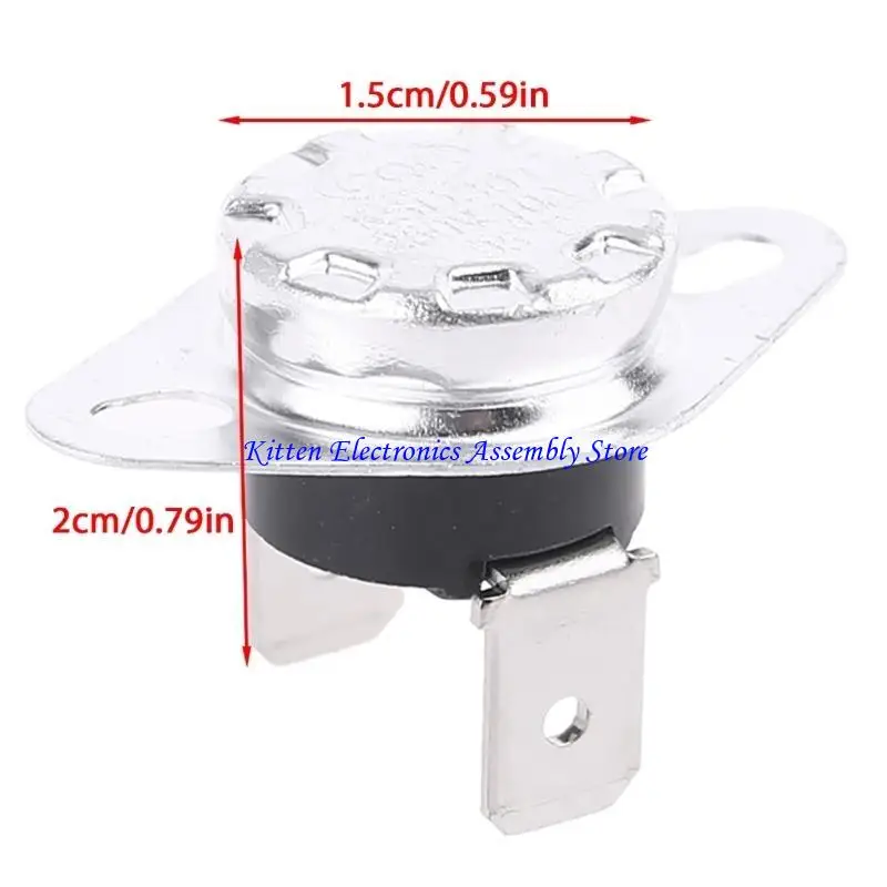 96GD KSD301 250V 10A 95°C Normal Close NC Temperature Controlled Switch Thermostat