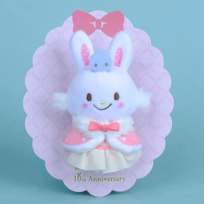 Sanrio My Melody Wish Me Mell Cartoon Plush Doll Brooch Pendant Anime Peripherals Bag Decorate Cute Toys Holiday Gift for Girls