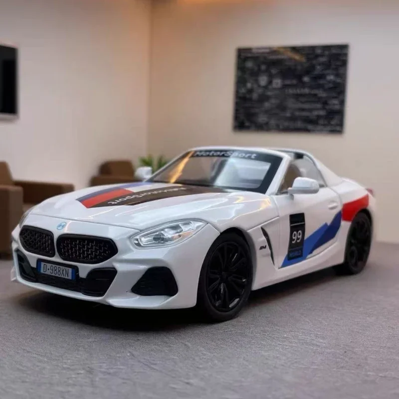 

1:24 Z4 Racing Car Model Diecast Metal Model Car Sound＆Light Collection Children Toy Car Advanced Car Model Collectibles
