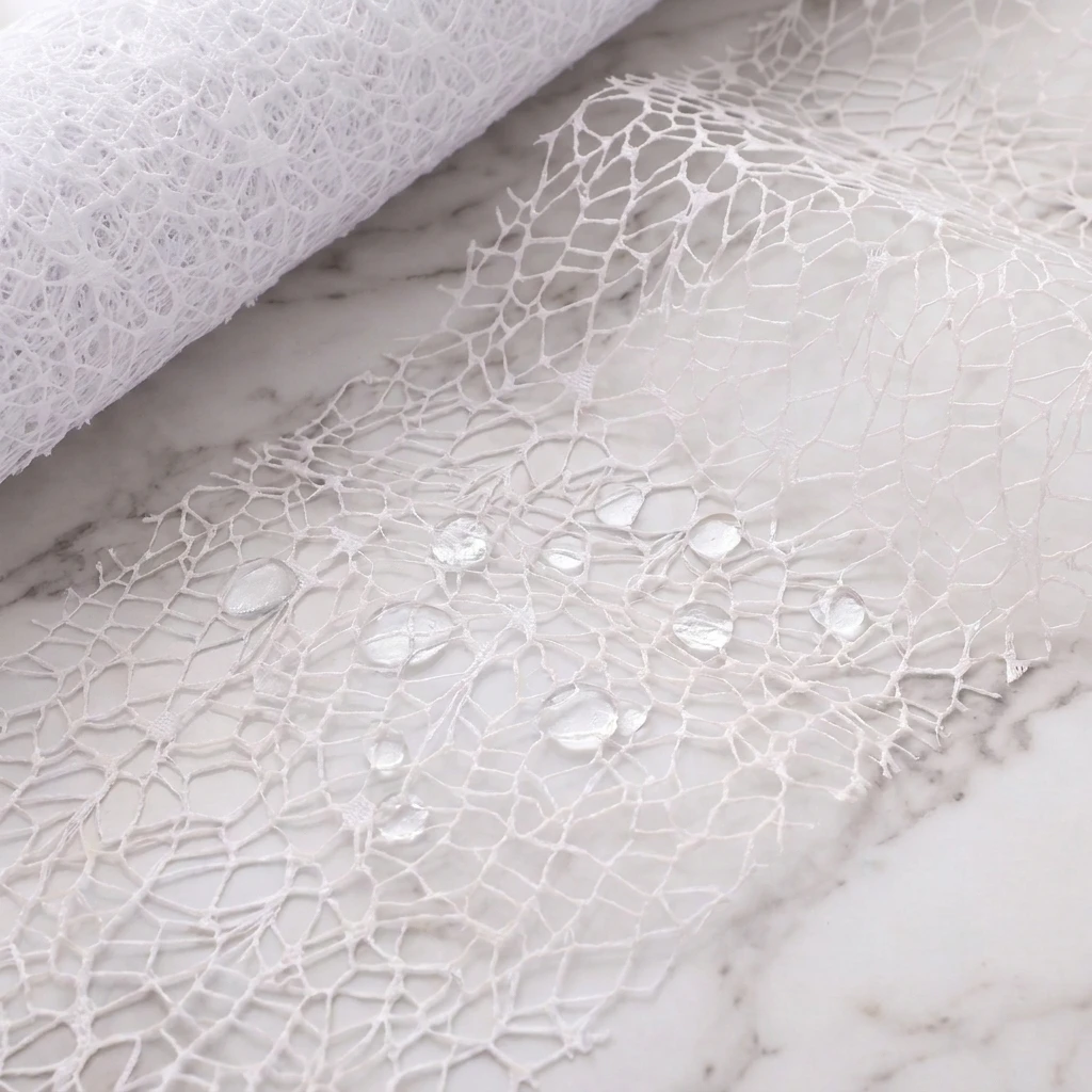 White Flower Wrapping Mesh Net - The Florist Supply ulasan dan harga