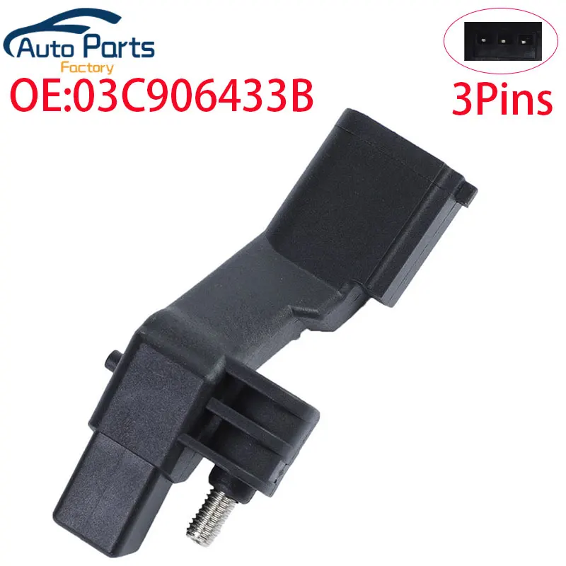 New Crankshaft Position Sensor For Audi A6 A4 A3 Q5 Volkswagen VW Beetle Golf Jetta Passat Polo 03C906433B 03C906433A 03C906433E