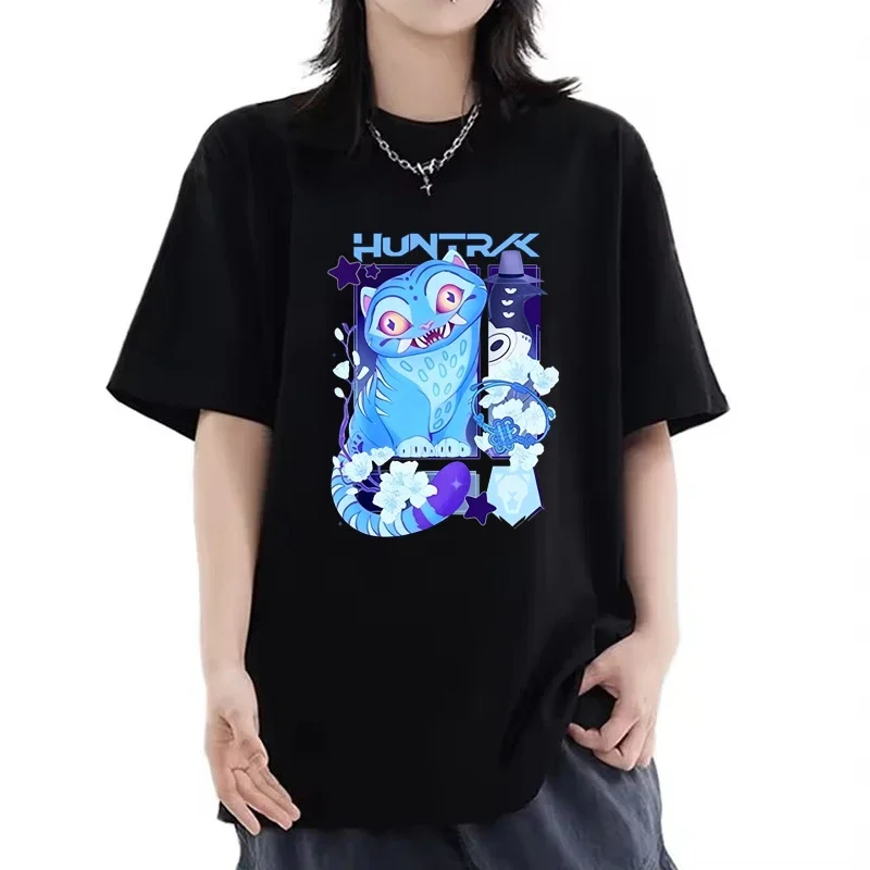 

KPop Demon Hunters Derpy Tiger модная женская Kawaii повседневная футболка с короткими рукавами летние удобные топы большого размера футболка