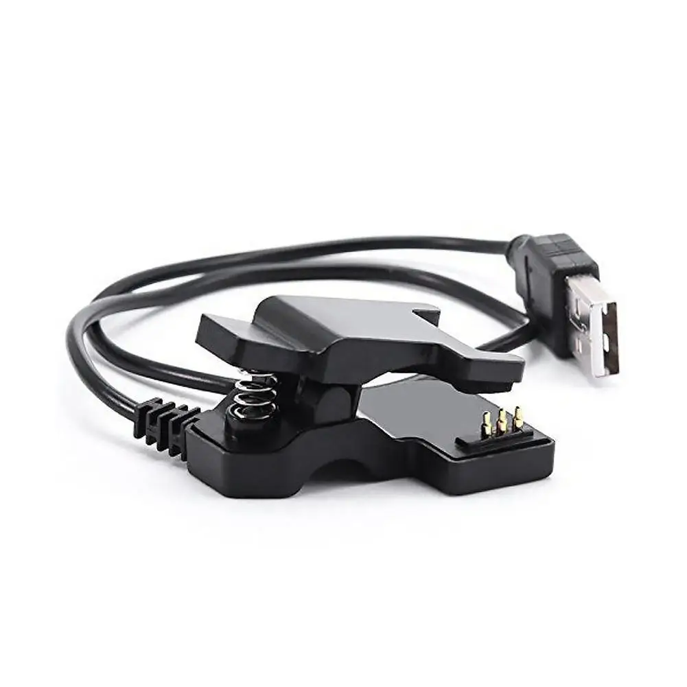 TW64 TW68 Smart watch charger Universal USB charging cable 2 pin 4mm 6mm 3 pin 6mm Clip smart Bracelet charger Wire