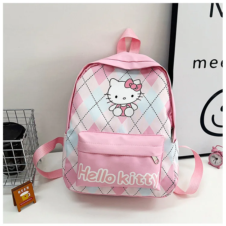 Sanrio Hello Kitty Plecak Kuromi Pochacco Cartoon Cute Ultra Light Storage Bag Kawaii Girls Child Gift Toys Anime Akcesoria