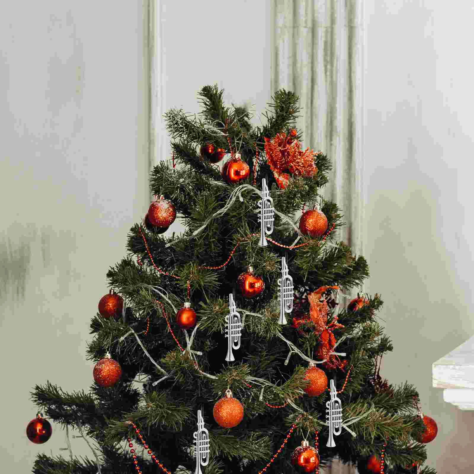 20 Pcs Mini Musical Instrument Model Christmas Miniature Instruments Decoration For House Xmas Party Favors Models Group