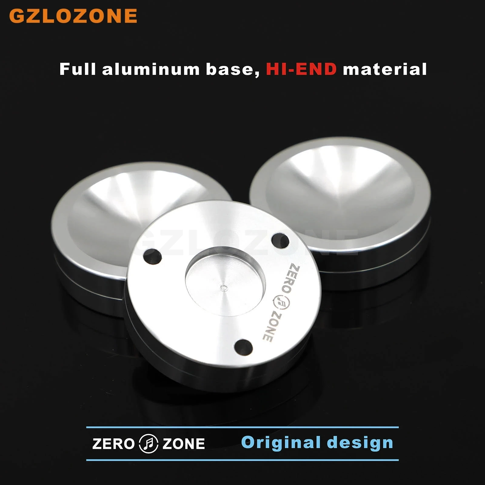 ZEROZONE HI-END 4413 Amortyzator w kształcie latającego spodka 44x13mm Końcówka balansująca do CD/DAC/Playera/CAS/LPS