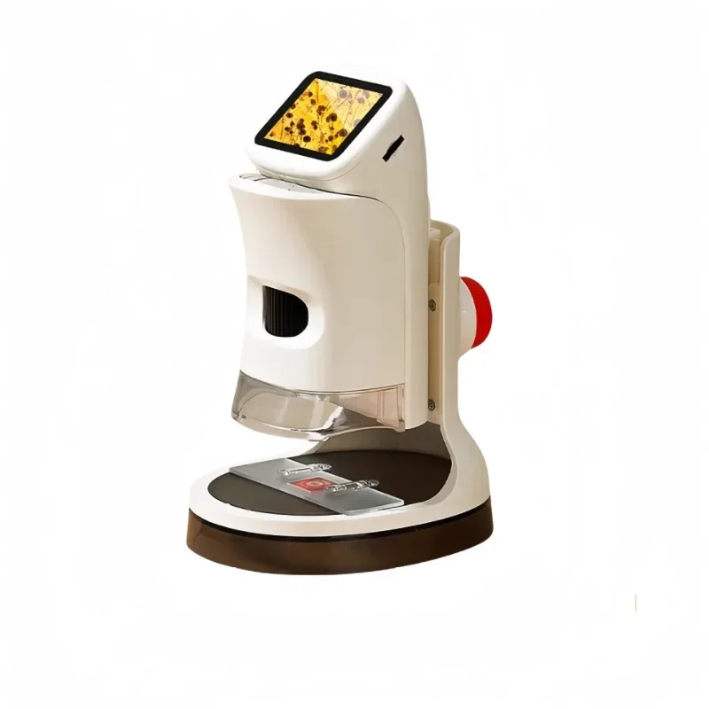Children's microscope can see bacteria, primary and secondary school birthday gifts, electronic screen portable