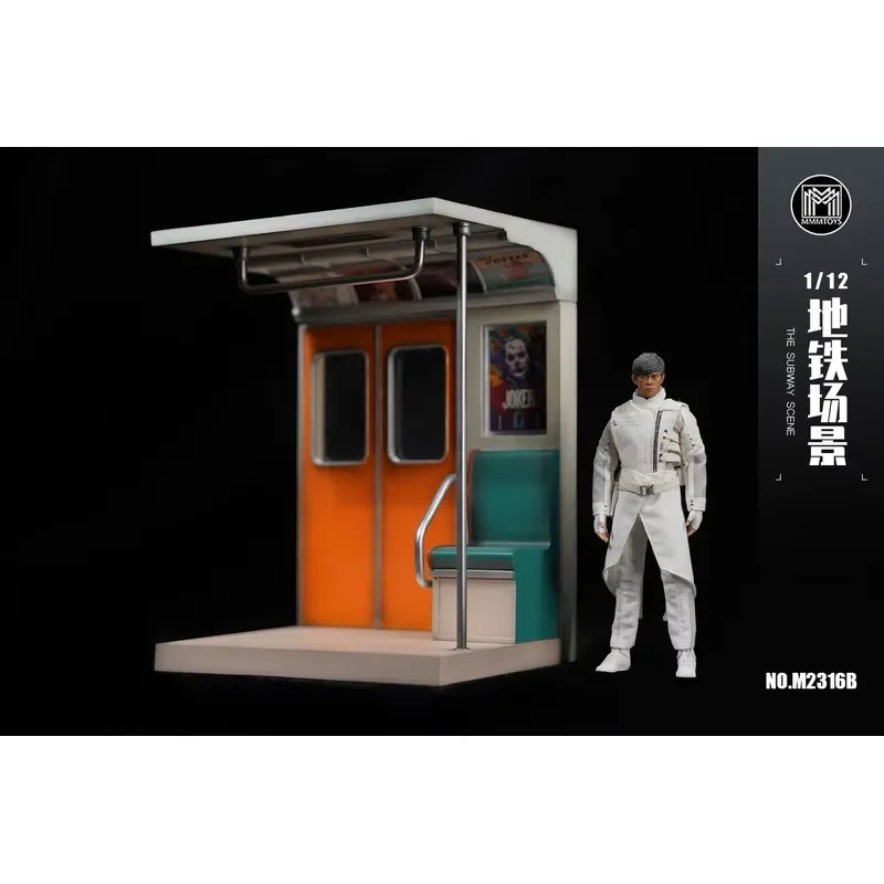 In Stock for Mmmtoys 1/12 Subway Scene Simulation Model Creative Combination Soldier Figure Trendy Toy Platform