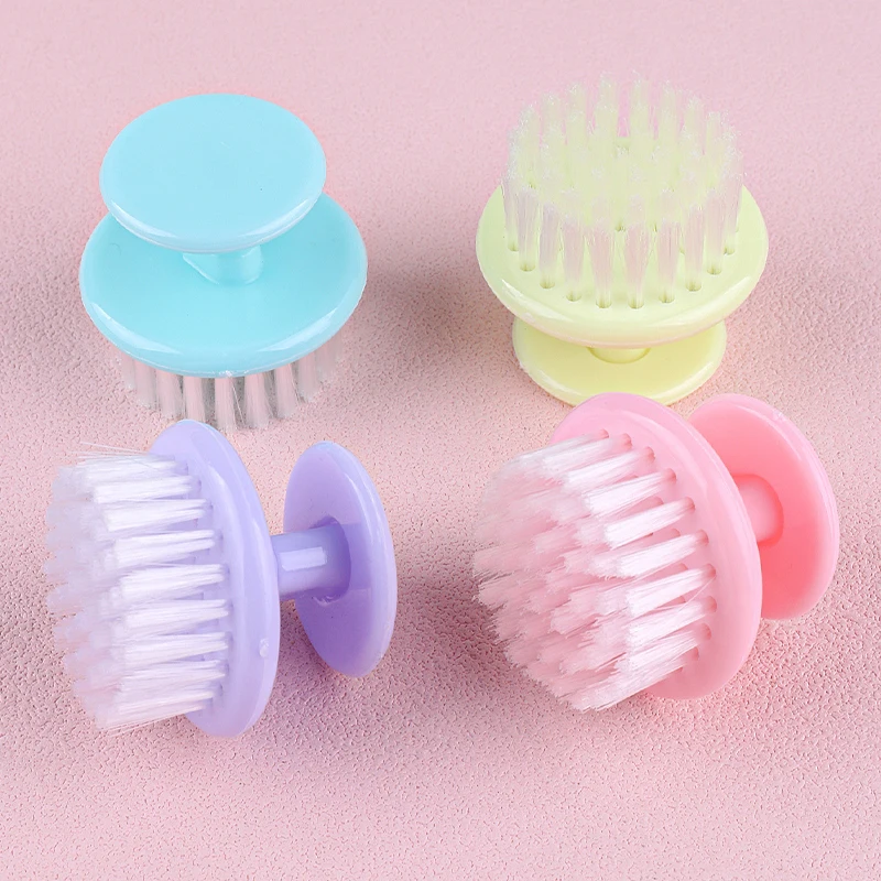 Nail Dust Brush Soft Bristle Hand Grip Mini Manicure Cleaning Brush Portable Nail Art Dust Remover Brush, Optional 2/4/6/10Pcs