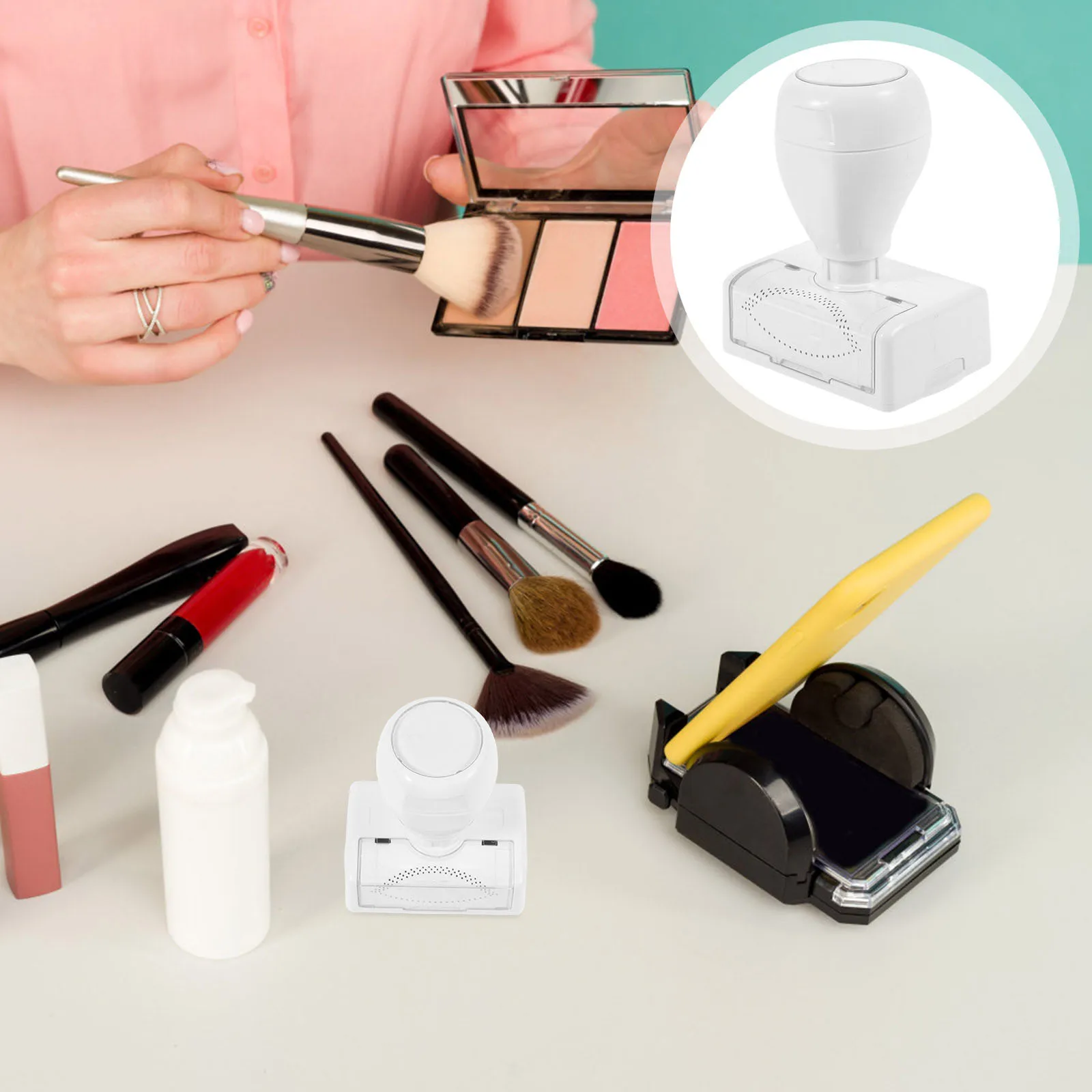 

Eyelash Stamp Reusable Stencils DIY Tool for Extension Bottom Kit Plastic Lashes Makeup Eyeliner Aid Beauty lash