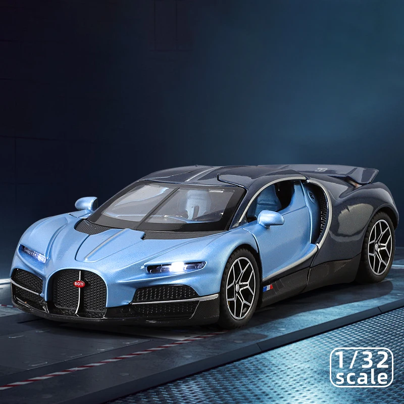 

1:32 Tourbillon Alloy Super Sports Car Model, With Sound and Light Children's Toy Car, Suitable for Giving Gifts to Kids