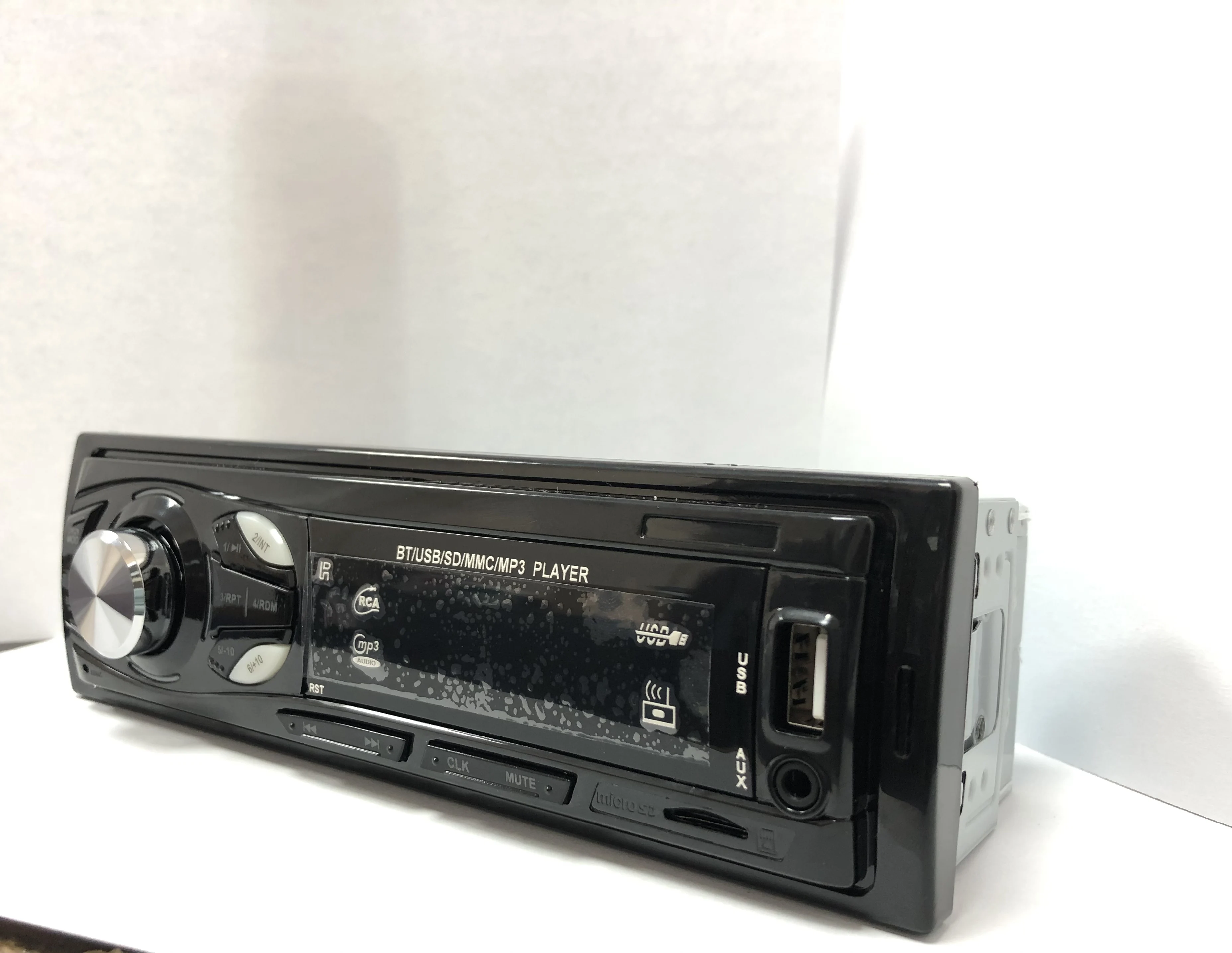 Car Radio Audio 1 Din Bluetooth Stereo Hands-Free Calling MP3 Player FM Receiver With AUX/USB/TF Card In Dash Kit image 2