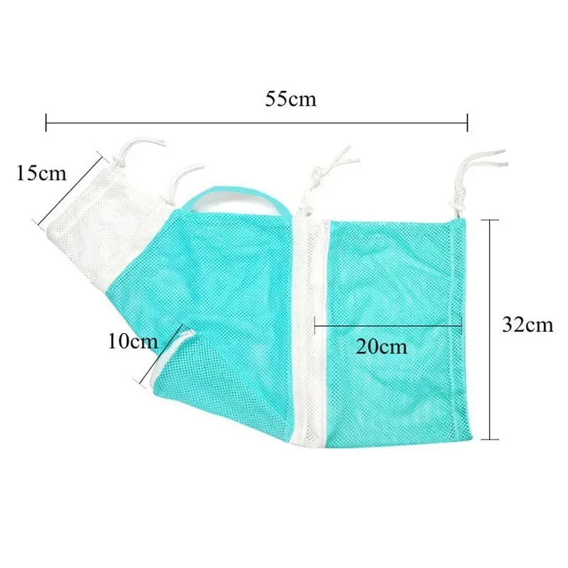 Netz-Duschbeutel für die Katzenpflege, aus Polyester, verstellbar, zur Sicherung von Welpen, verhindert Kratzen beim Baden und beim Schneiden der Krallen. – Detail 6