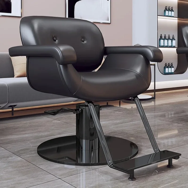 

Comfortable Ergonomic Barber Chairs Beauty Trendy Simple Luxury Salon Chair Professional Styling Sillon Barbero Salon Furniture