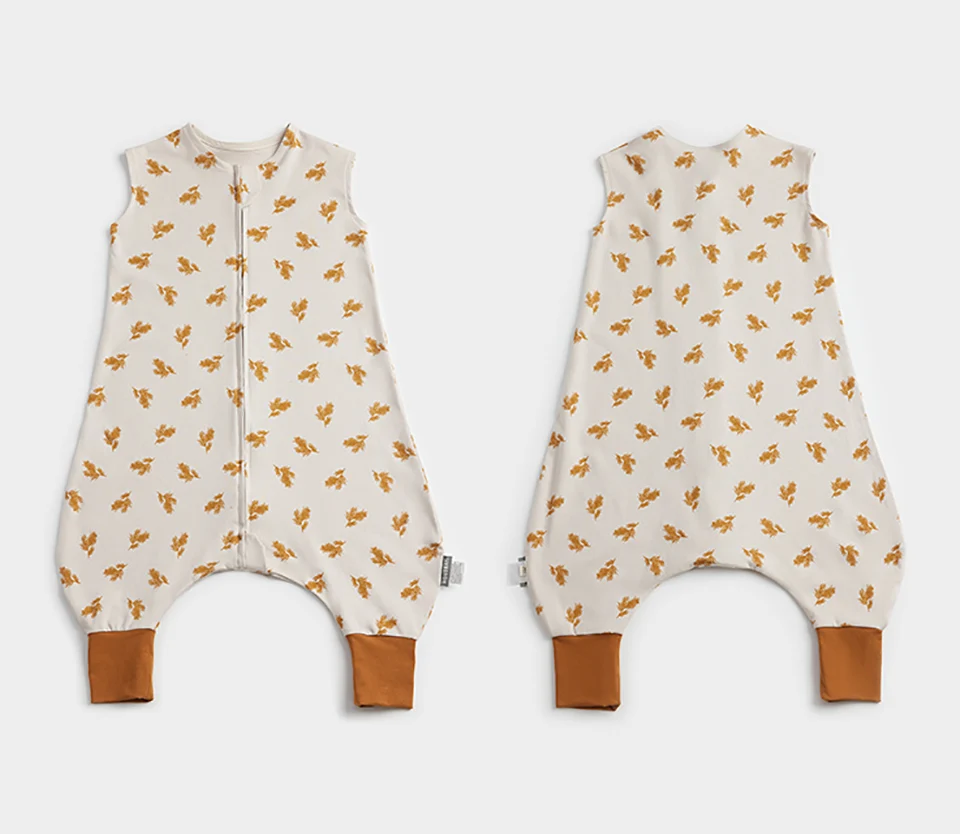Kids Pajamas Summer Thin Sleeveless Split Legs Jumpsuit 2-Ways Zippers Children Sleepwear 1-4 Years Girls Boys Sleeper Blanket