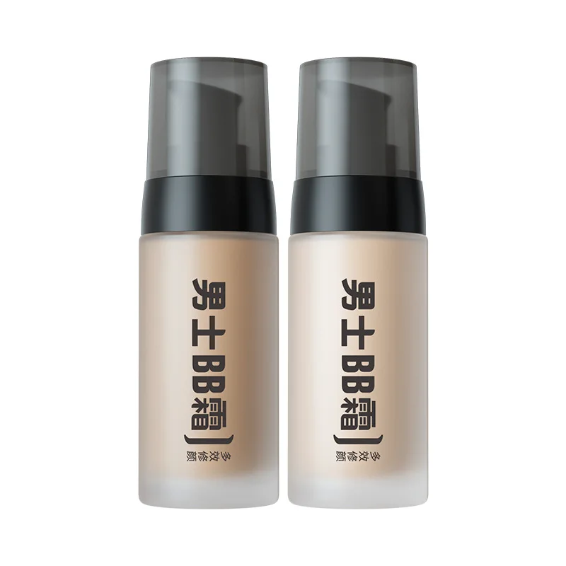 2 Stuks Volledige Dekking Facial Concealer Langdurige Make-Up Foundation Waterdicht Mannen BB Vloeibare Foundation Cosmetica BB Cream voor mij